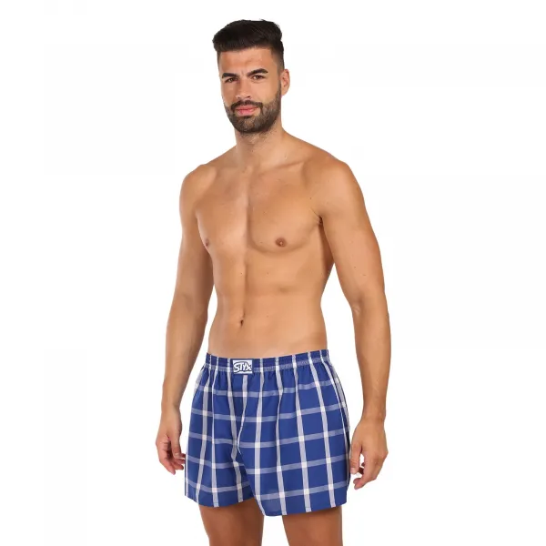 Pánske trenky Styx klasická guma viacfarebné (A1106) L, trenírky