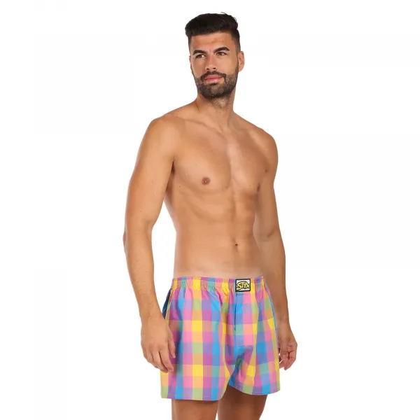 Pánske trenky Styx klasická guma viacfarebné (A1101) M, trenírky