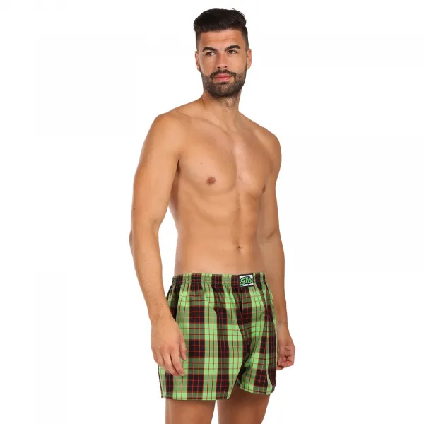 Pánske trenky Styx klasická guma viacfarebné (A1105) M, trenírky