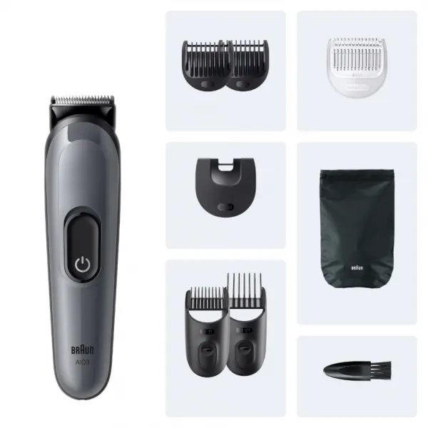 BRAUN Series 3 AIO3540 8v1 sada pre starostlivosť o telo