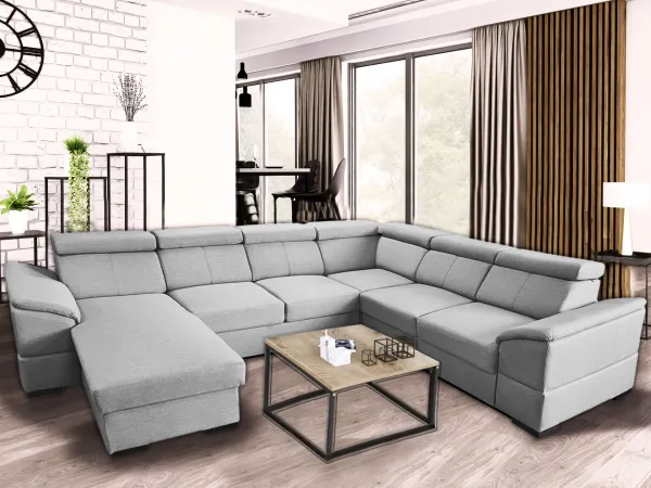 Rozkladacia sedacia súprava JOY U PANORAMIC Látka: Lux 20