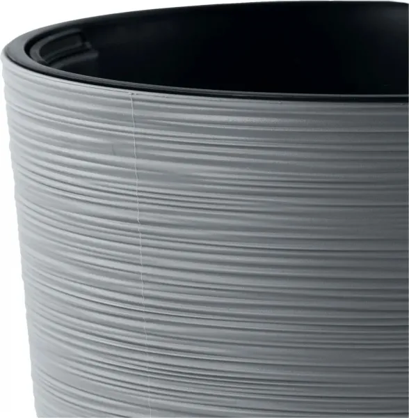 ProsperPlast Kvetináč FURU ROUND | betón 30 cm