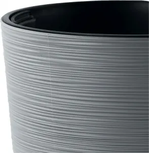 ProsperPlast Kvetináč FURU ROUND | betón 30 cm