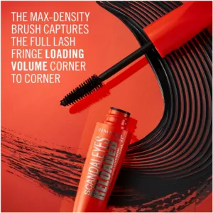 Rimmel ScandalEyes Reloaded riasenka pre extra objem odtieň 003 Extreme Black 12 ml
