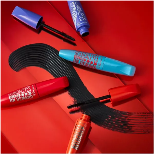 Rimmel ScandalEyes Reloaded riasenka pre extra objem odtieň 003 Extreme Black 12 ml