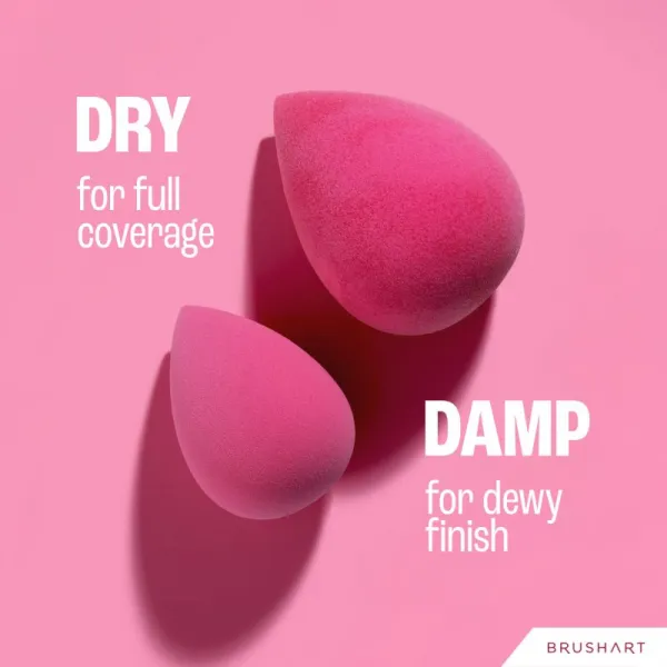 BrushArt Make-up Sponge Drop make-up hubka v tvare kvapky 1 ks