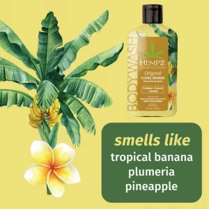 HEMPZ Floral Banana sprchový gél na telo 500 ml