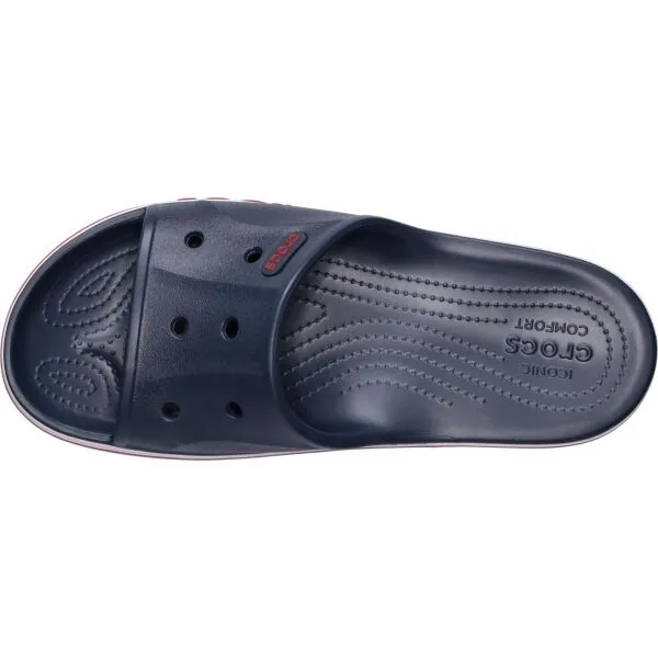 Crocs BAYABAND SLIDE Unisex šľapky, tmavo modrá, veľkosť 36/37