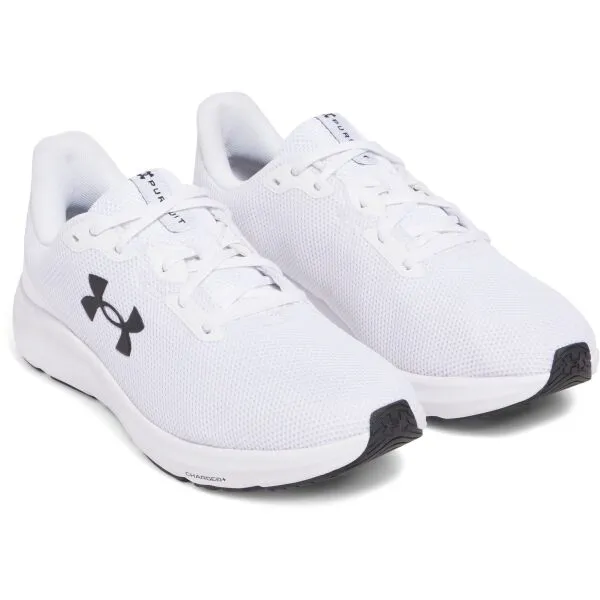 Under Armour CHARGED PURSUIT 4 Pánska bežecká obuv, biela, veľkosť 43