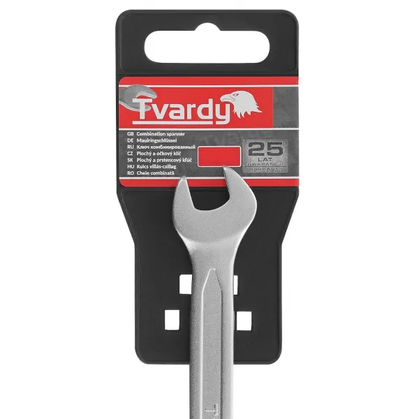 Tvardy Očkoplochý kľúč 10 mm, CrV, saténový povrch