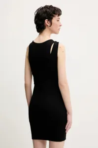 Šaty Karl Lagerfeld Jeans Klj Ribbed Tank Dress Black