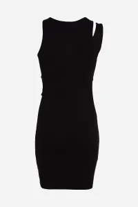 Šaty Karl Lagerfeld Jeans Klj Ribbed Tank Dress Black