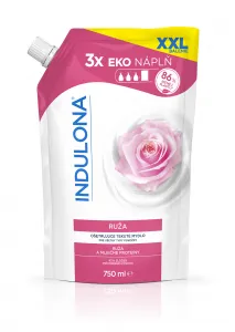 Tekuté mydlo INDULONA náhradná náplň 750 ml Ruža