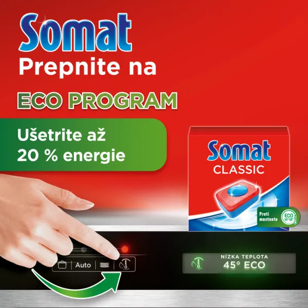 SOMAT Classic Power Tablety do umývačky Lemon 80 kusov