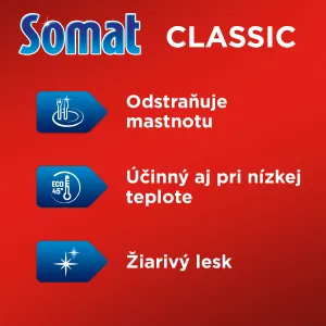 SOMAT Classic Power Tablety do umývačky Lemon 80 kusov