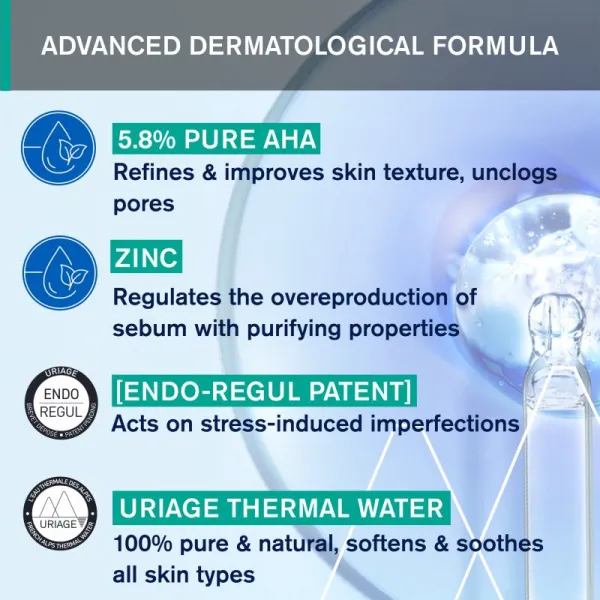 Uriage Hyséac New Skin Serum Anti-Blemish Booster sérum pre mastnú a problematickú pleť 30 ml