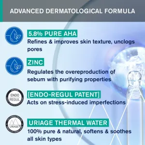 Uriage Hyséac New Skin Serum Anti-Blemish Booster sérum pre mastnú a problematickú pleť 30 ml