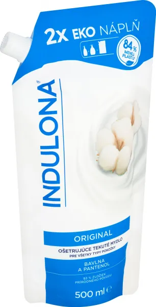 Tekuté mydlo INDULONA náhradná náplň 500ml Original