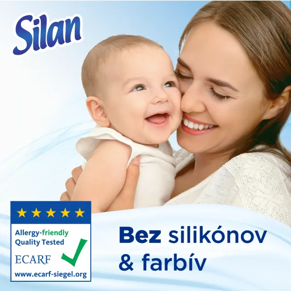 Silan Sensitive & Baby koncentrovaný avivážny prostriedok na textílie 76 praní 1672 ml 1ks