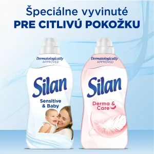 Silan Sensitive & Baby koncentrovaný avivážny prostriedok na textílie 76 praní 1672 ml 1ks