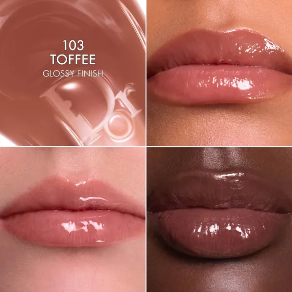 DIOR Dior Addict Lip Glow Butter ošetrujúci lesk na pery s ceramidy a peptidy odtieň 103 Toffee 10 ml