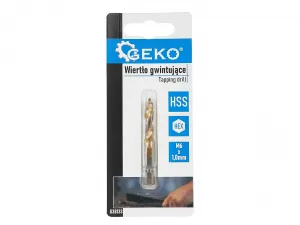 Závitový vrták HSS M6×1 mm s HEX stopkou GEKO G38133