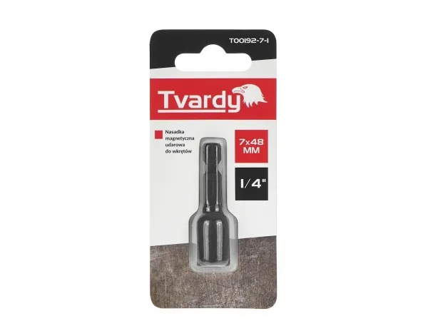 GEKO T00192‑7‑1 – 1/4″ magnetický rázový adaptér 7 mm × 48 mm