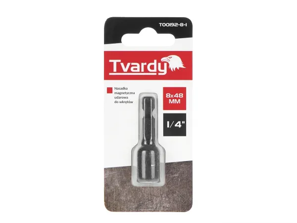 GEKO T00192‑8‑1 – 1/4″ nárazový magnetický adaptér 8 mm × 48 mm