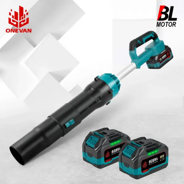 OneVan Super silný fúkač 8000W 400m/s najvýkonnejší turbo fén, Vhodný pre batériu MAKITA 18V