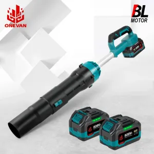 OneVan Super silný fúkač 8000W 400m/s najvýkonnejší turbo fén, Vhodný pre batériu MAKITA 18V