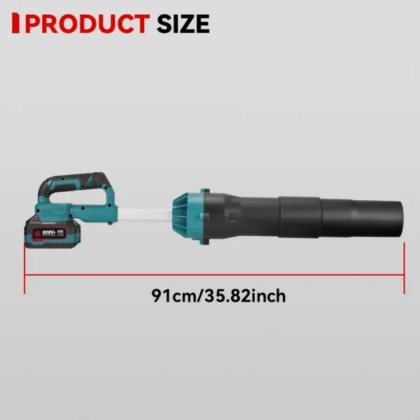 OneVan Super silný fúkač 8000W 400m/s najvýkonnejší turbo fén, Vhodný pre batériu MAKITA 18V