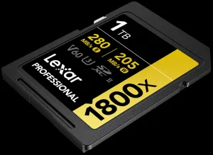 Lexar SDXC Pro 1800x U3 UHS-II R280/W210 (V60) 1TB