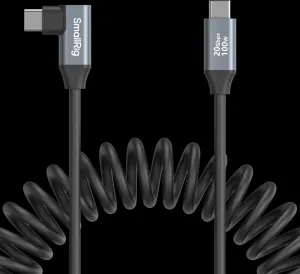 Uhlový stočený dátový kábel SmallRig 4792 USB-C priamy na USB-C