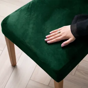 Restilo Napínací potah na židli SENTO I 1 ks tmavě zelený