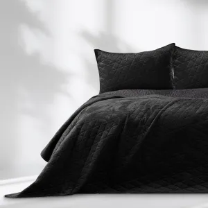 Restilo Prešívaný prehoz na posteľ LAILA 170x270 čierny