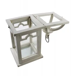 Mondex Lucerna LOKKE 16x26 cm biela