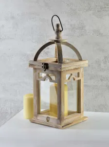 Mondex Lucerna LOKKE 16x26 cm hnedá