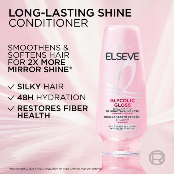L’Oréal Paris Elseve Glycolic Gloss balzam na vlasy pre lesk 200 ml