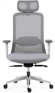 MERCURY Ergonomická kancelárska stolička VELTEA sivá