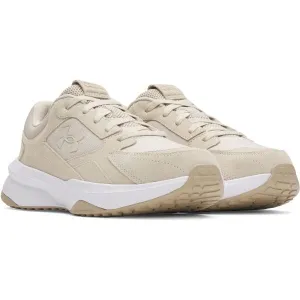 Under Armour CHARGED EDGE SUEDE Pánska voľnočasová obuv, béžová, veľkosť 43