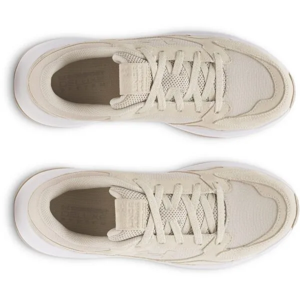 Under Armour CHARGED EDGE SUEDE Pánska voľnočasová obuv, béžová, veľkosť 43