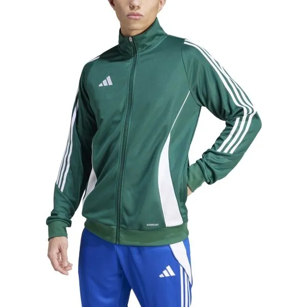 adidas TIRO24 TRAINING TOP Pánska mikina, tmavo zelená, veľkosť