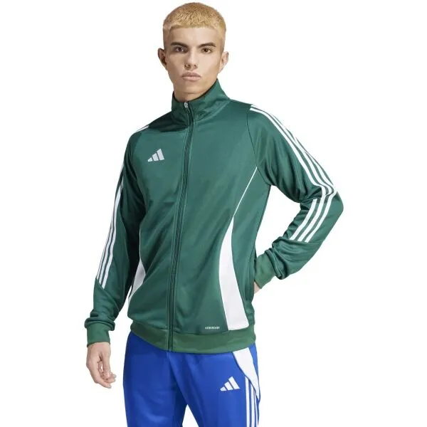 adidas TIRO24 TRAINING TOP Pánska mikina, tmavo zelená, veľkosť
