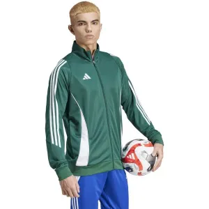 adidas TIRO24 TRAINING TOP Pánska mikina, tmavo zelená, veľkosť