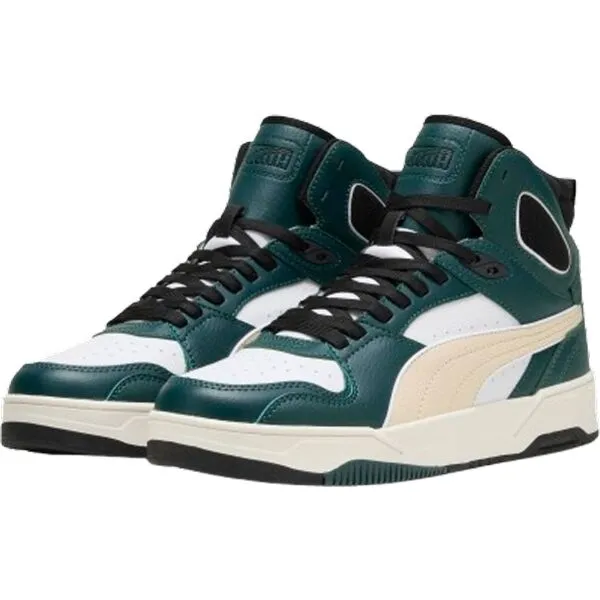 Puma RBD BREAK MID Pánske členkové tenisky, zelená, veľkosť 40