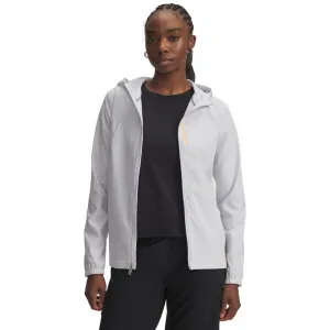 Under Armour OUTRUN THE STORM Dámska bežecká bunda, sivá, veľkosť M
