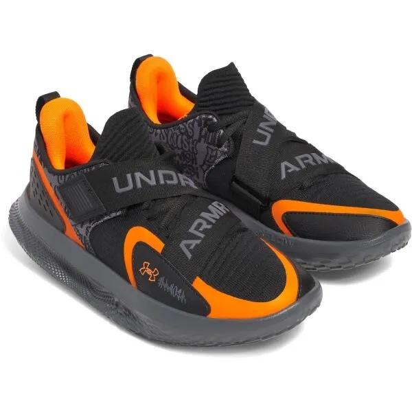 Under Armour FLOW FUTR X 4 Unisexová basketbalová obuv, čierna, veľkosť 44