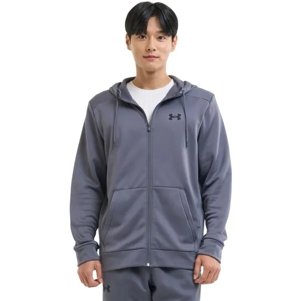 Under Armour ARMOUR FLEECE Pánska mikina, tmavo sivá, veľkosť M