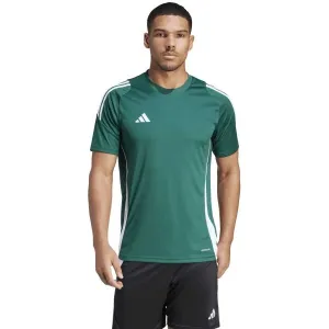 adidas TIRO24 TRAINING JERSEY Futbalový dres, tmavo zelená, veľkosť