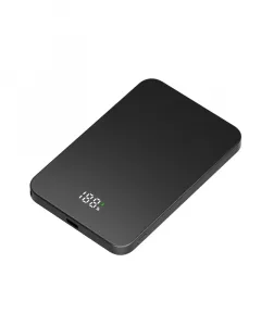 UltraThin MagSafe Powerbanka 5000 mAh, PD20W + 15W bezdrôtovo, čierna